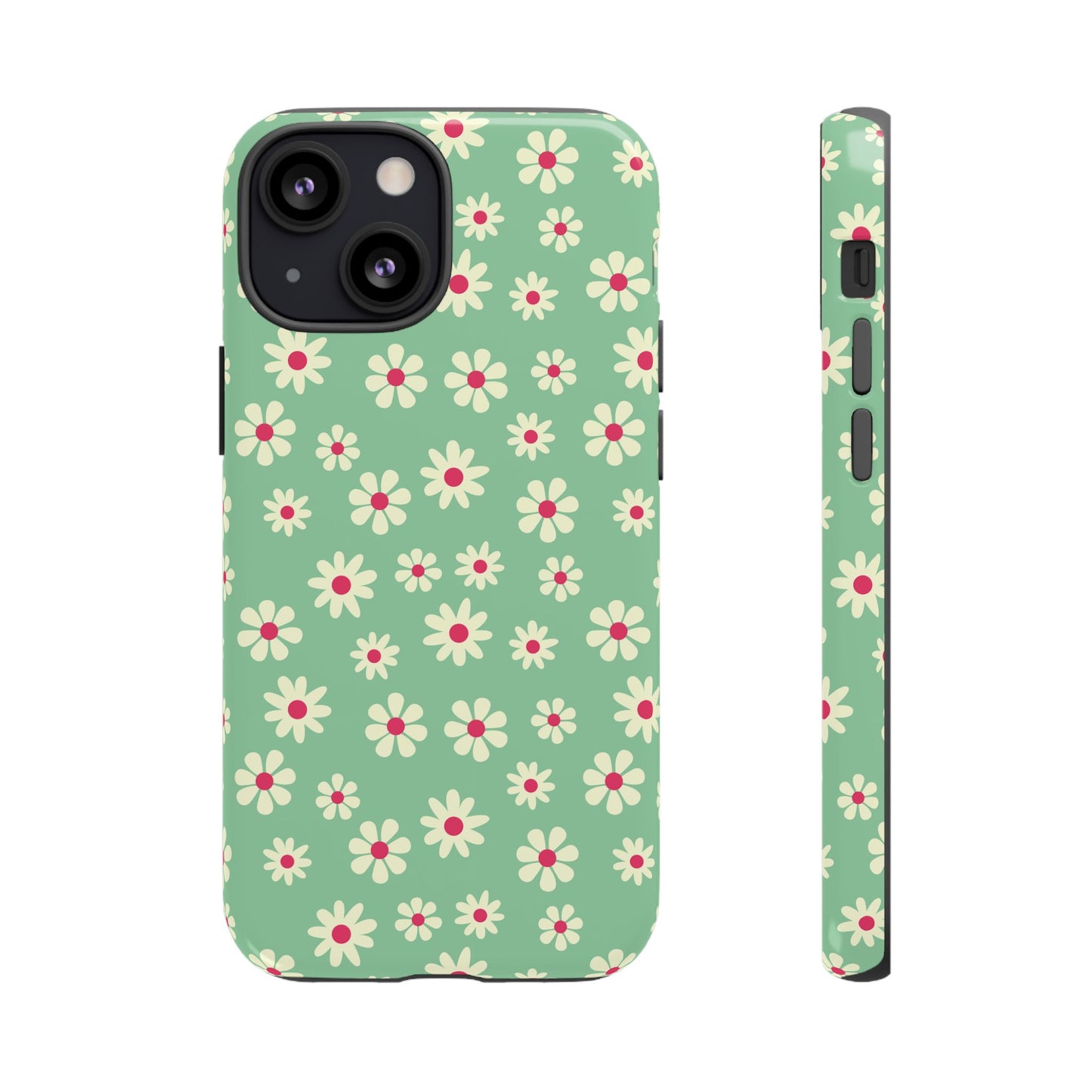 Retro Floral - iPhone Tough Case
