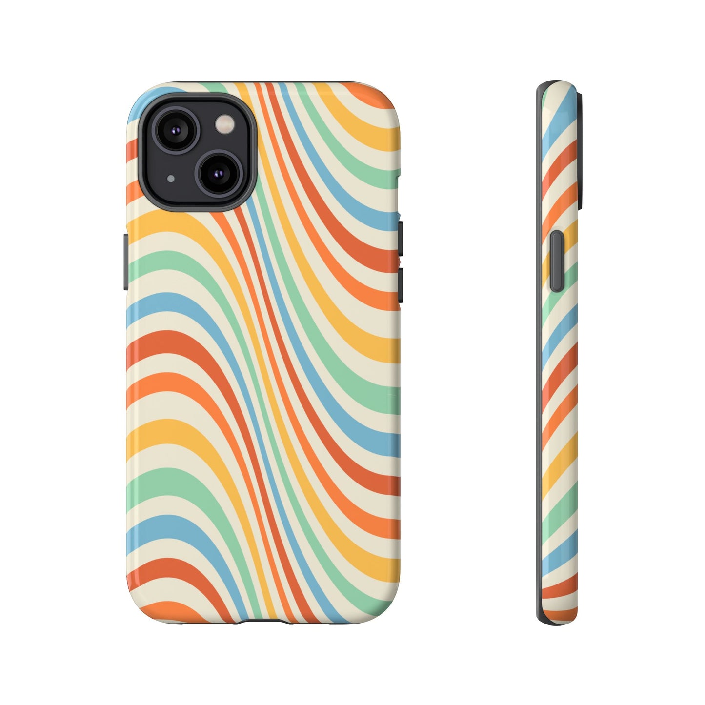 Retro Swirl - iPhone Tough Case