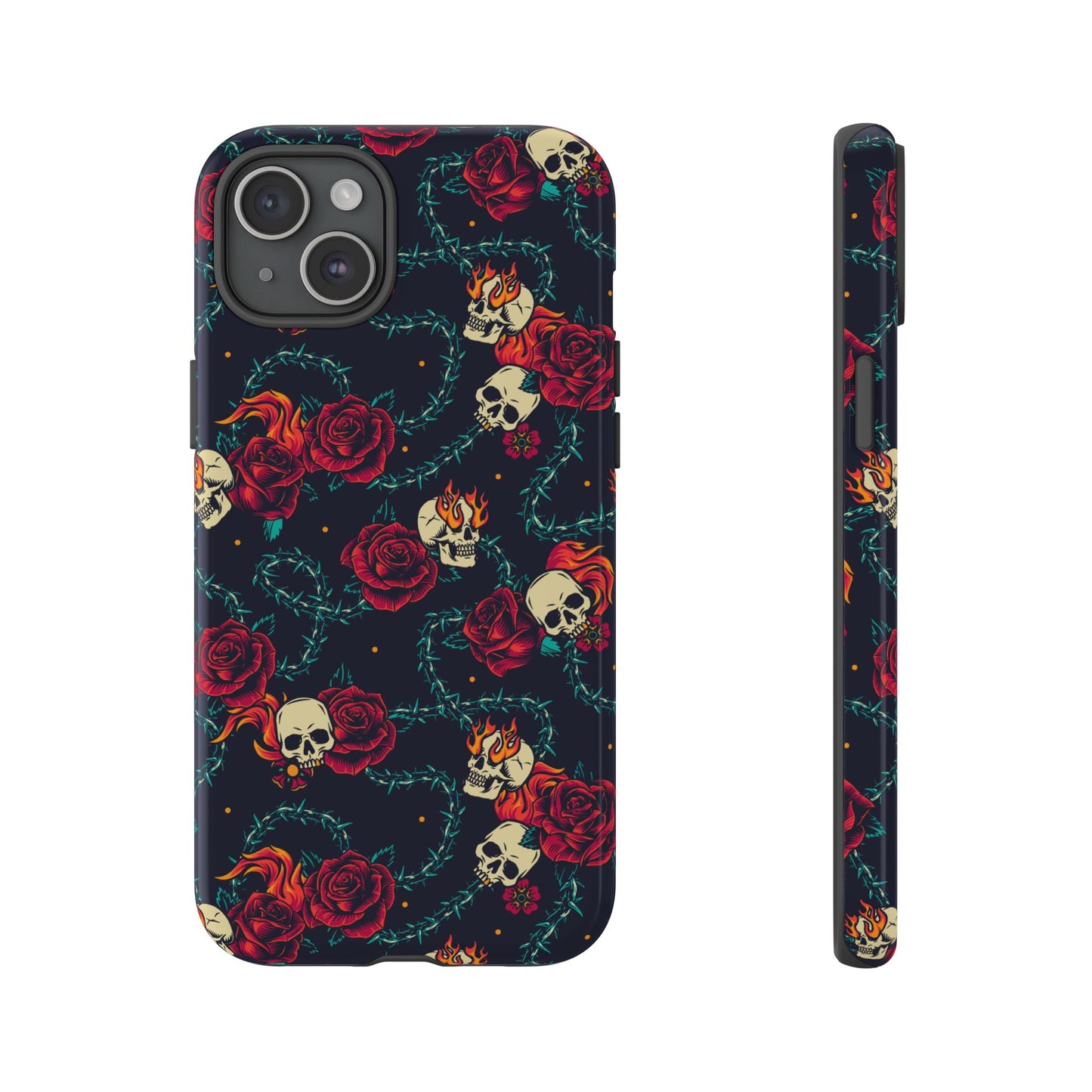 Skulls & Roses - iPhone Tough Case