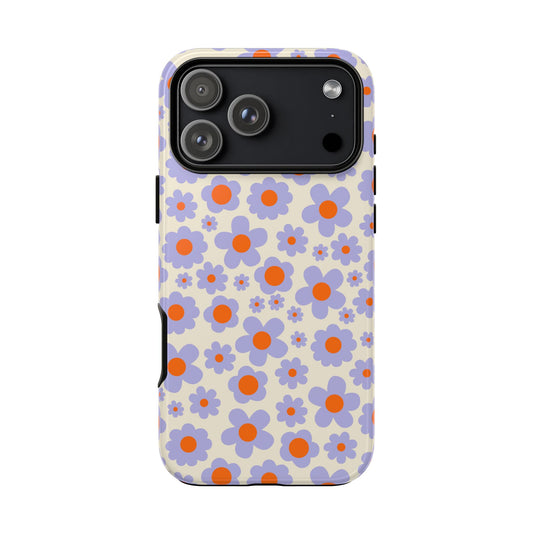 Groovy Flowers - iPhone Tough Case