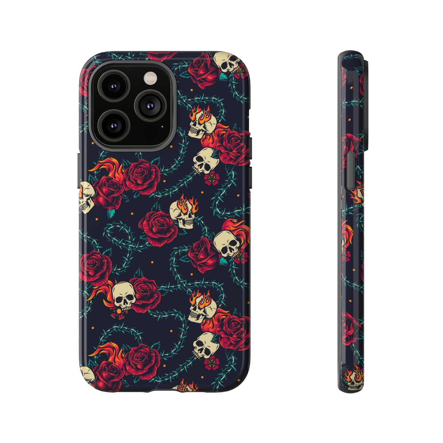 Skulls & Roses - iPhone Tough Case