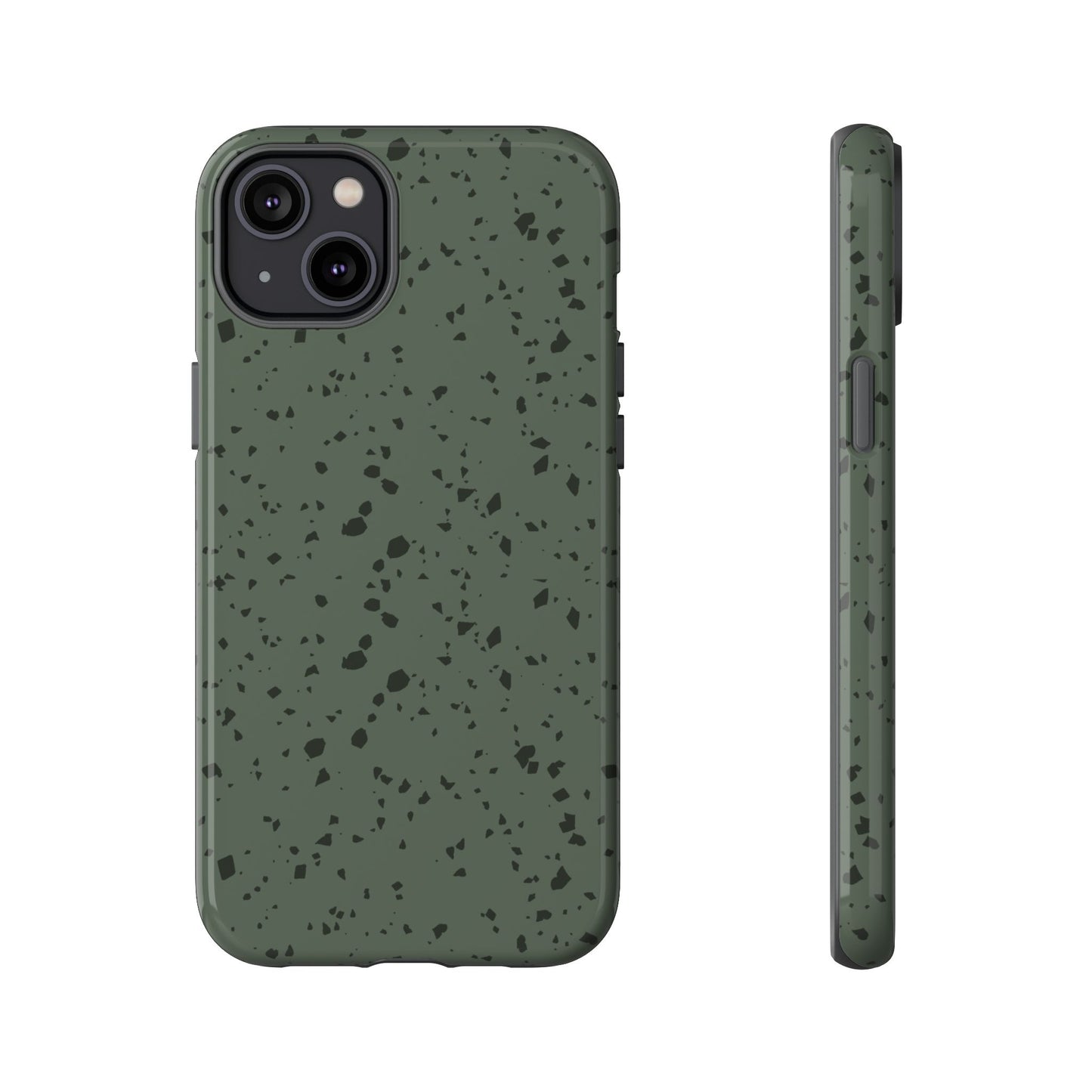 Olive Terrazzo - iPhone Tough Case