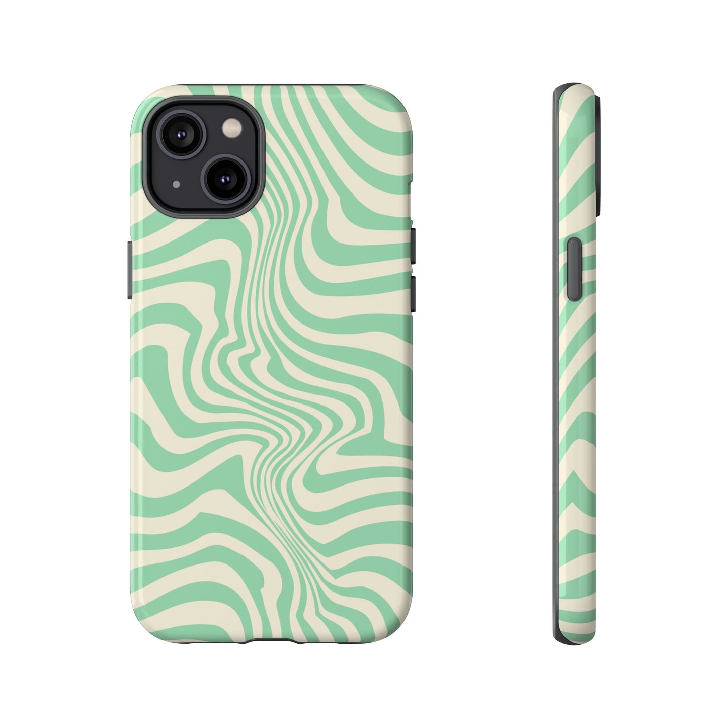 Pistachio Swirls - iPhone Tough Case