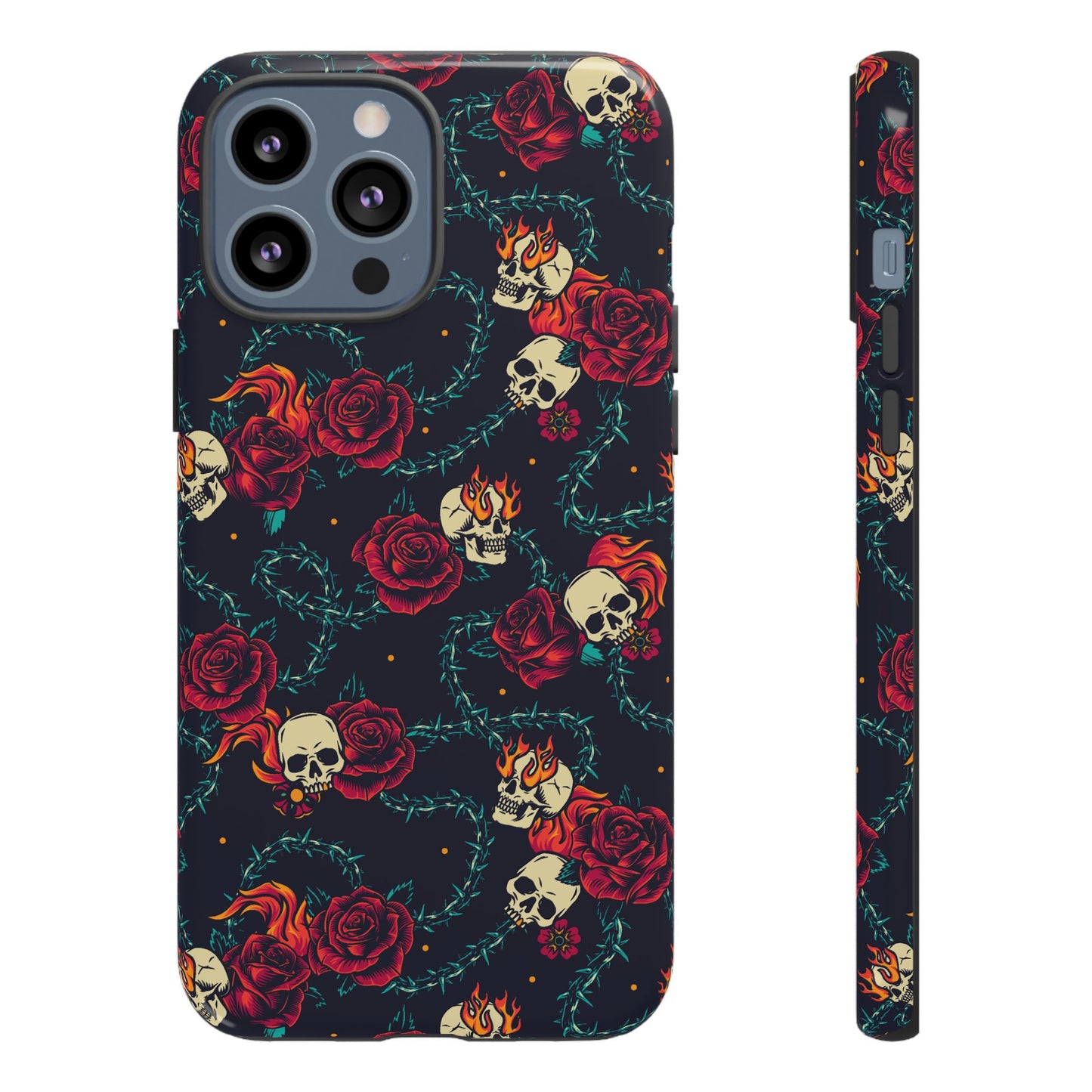 Skulls & Roses - iPhone Tough Case