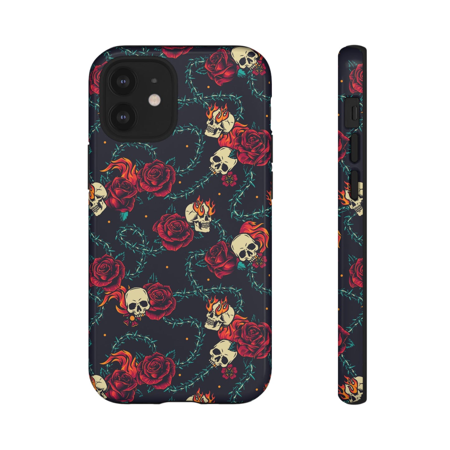 Skulls & Roses - iPhone Tough Case