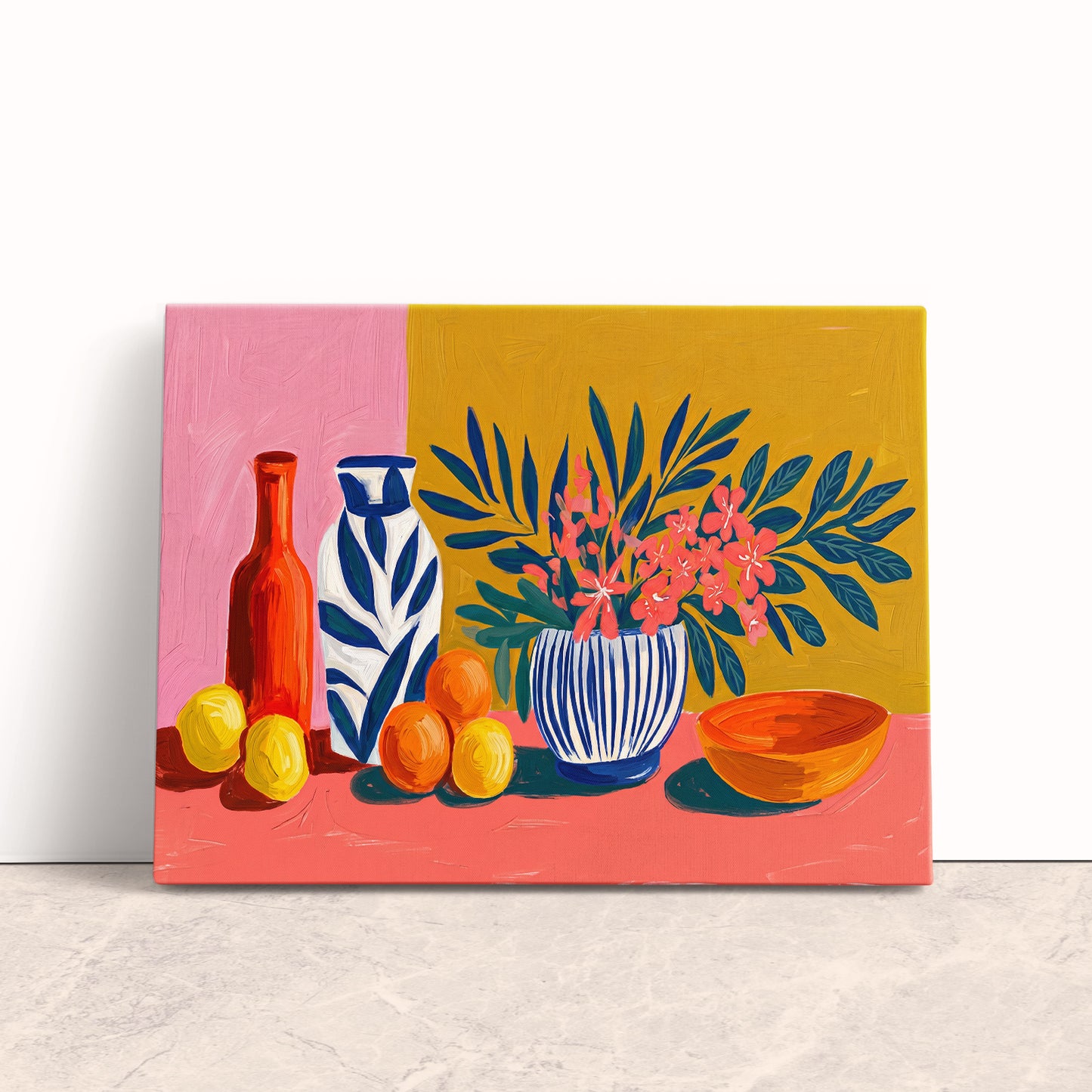 Blooming Table Canvas Print