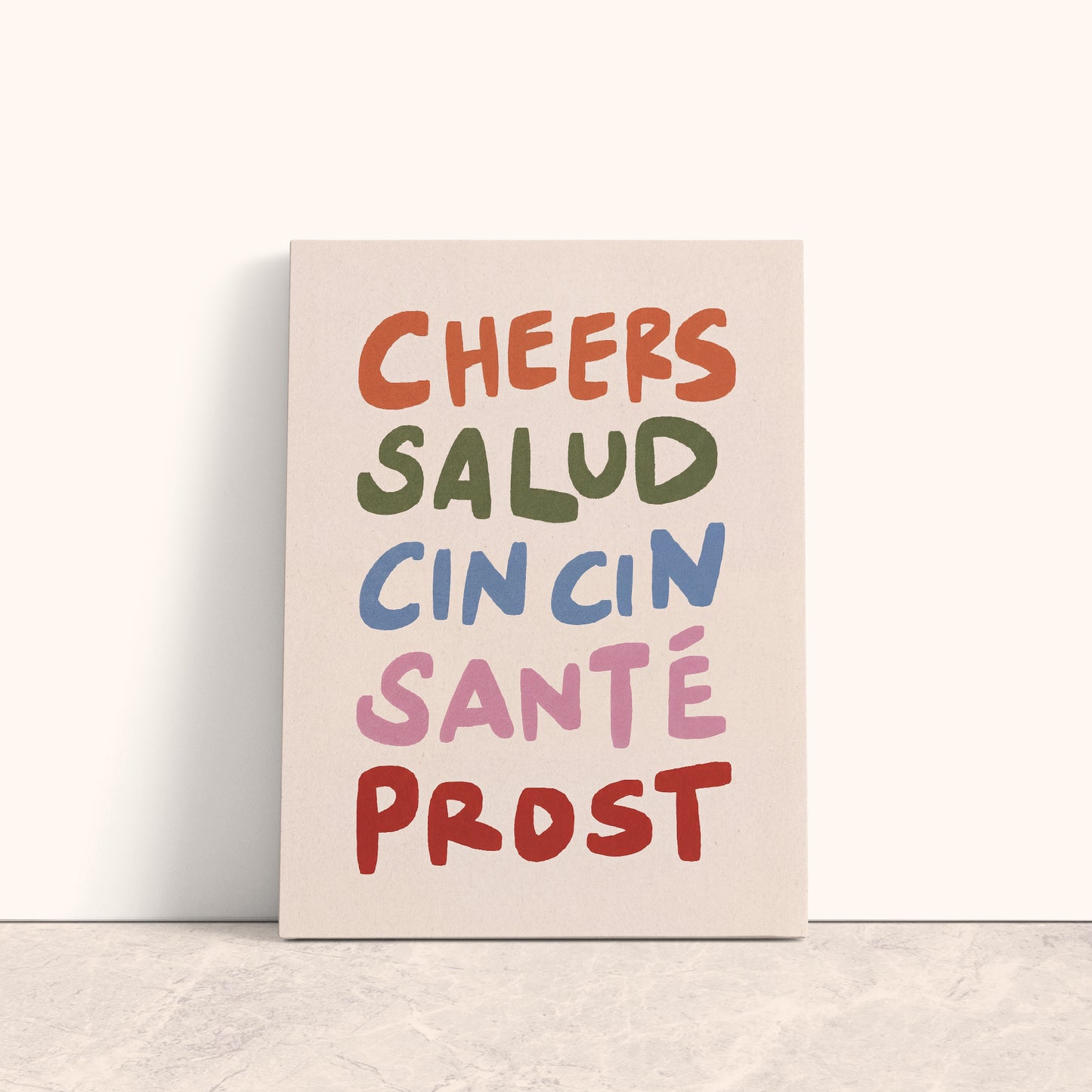 Salud Canvas Print