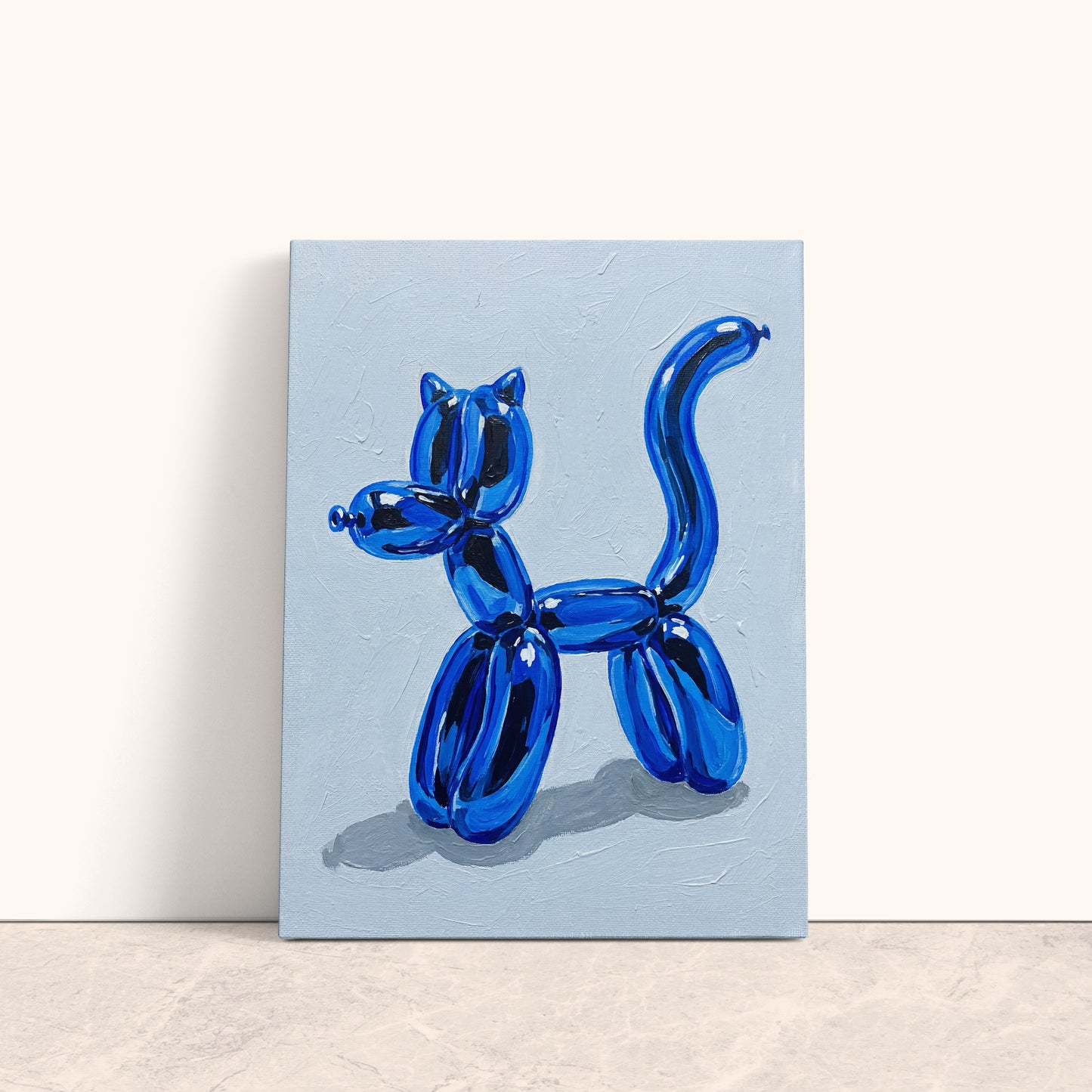 Balloon cat Canvas Print