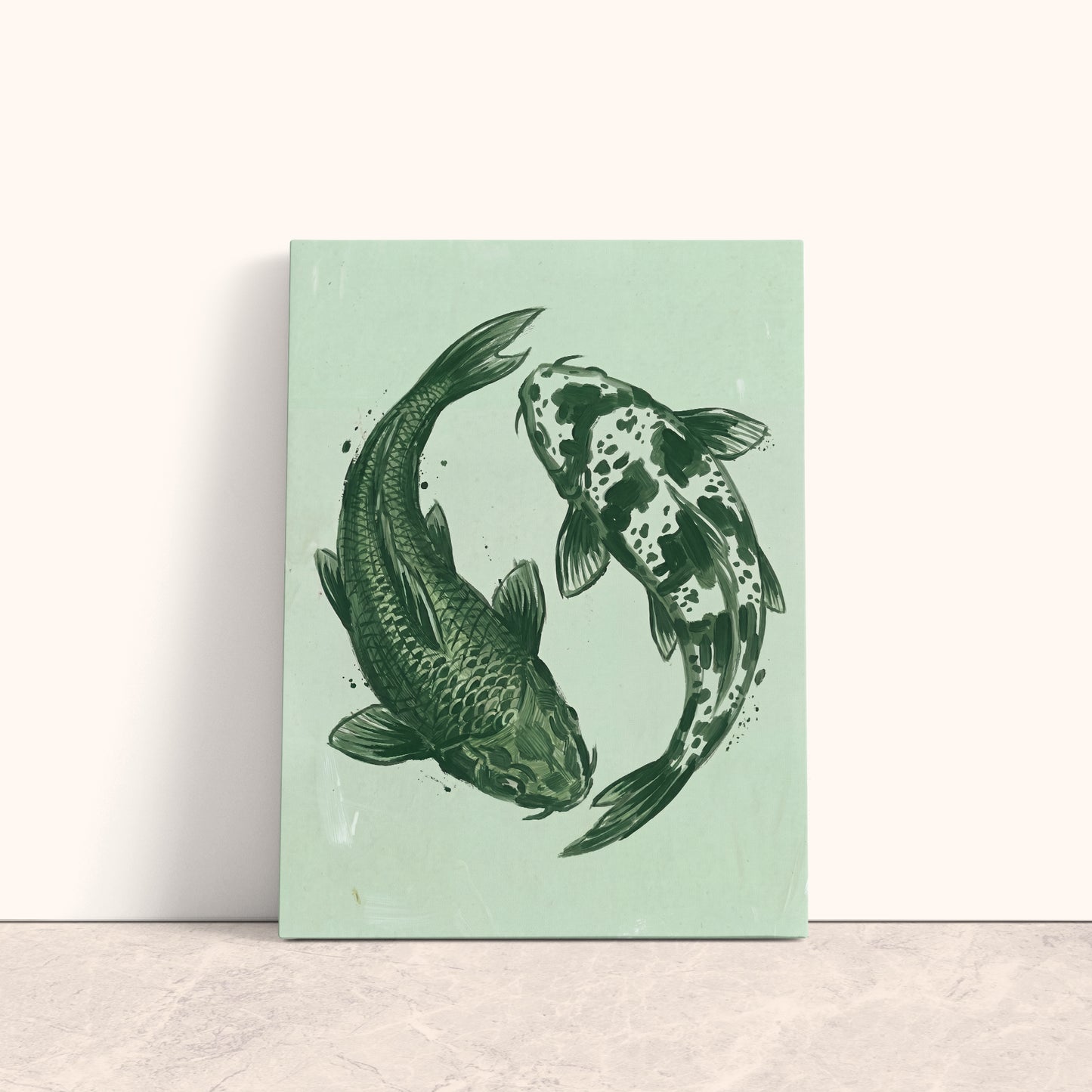 Koi Balance Canvas Print