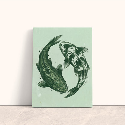 Koi Balance Canvas Print