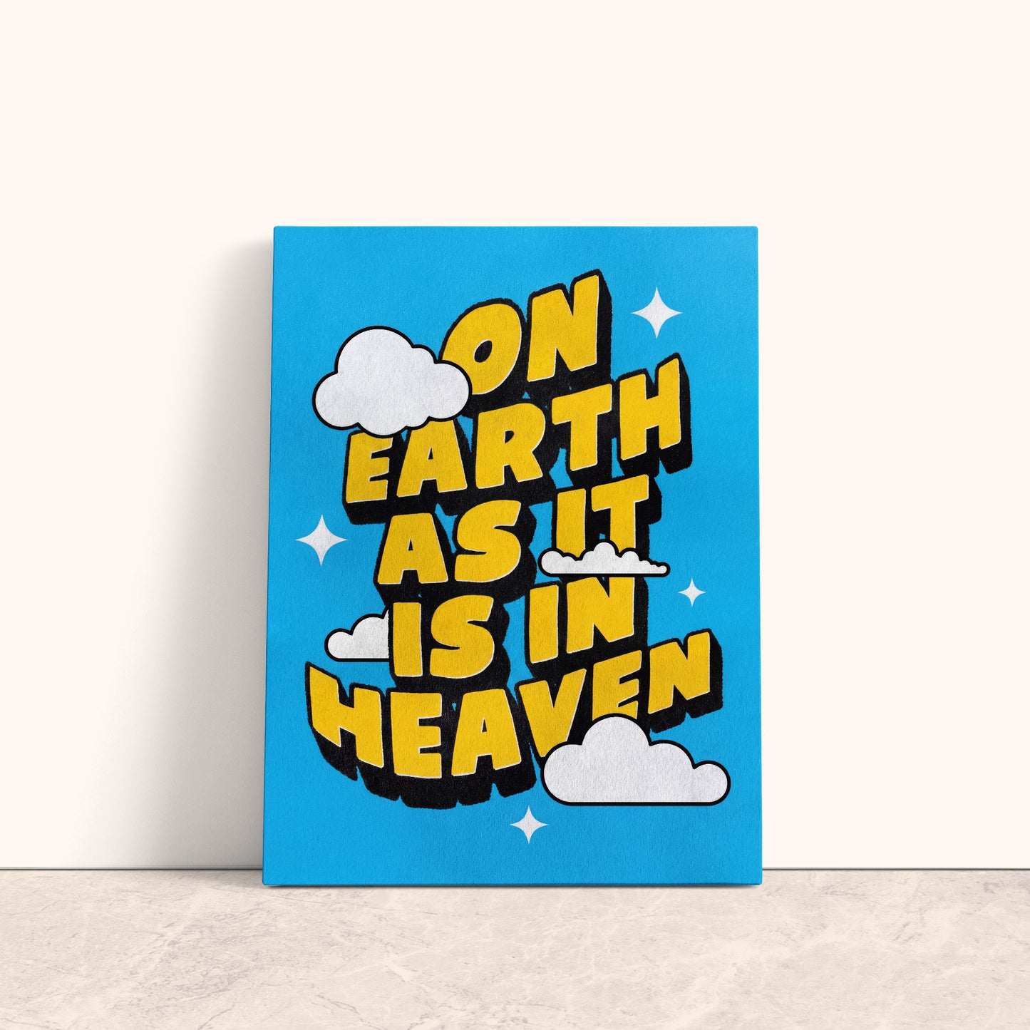 On Earth As It Is In Heaven Canvas Print