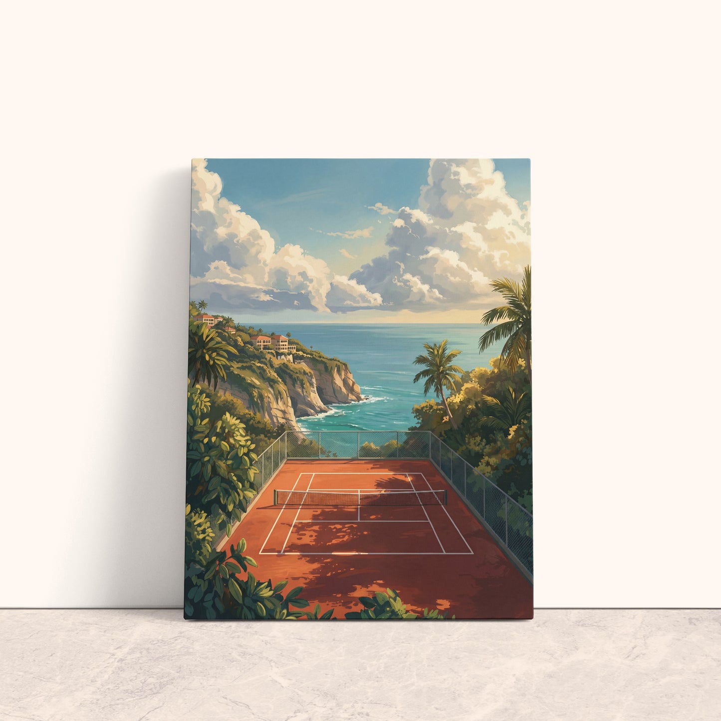 Coastal Court Canvas Print