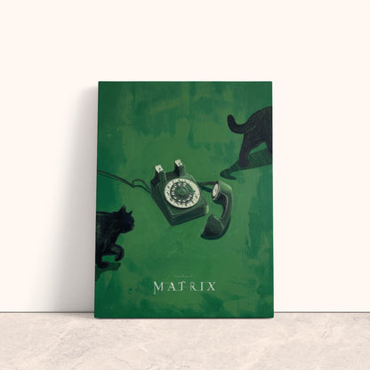 Glitch in The Matrix Canvas Print