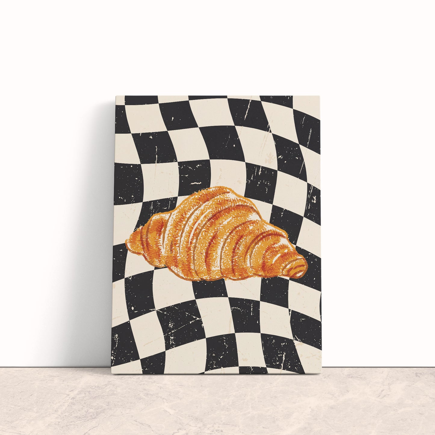 Croissant Club Canvas Print
