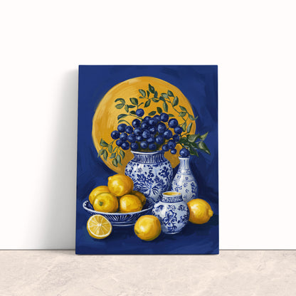 Citrus Still Life Canvas Print