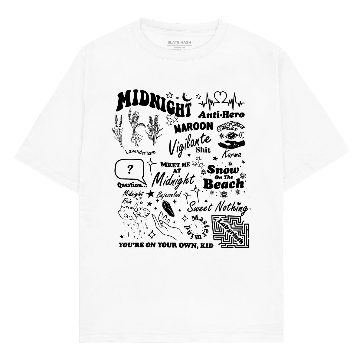 Midnights Doodle Oversized T-shirt