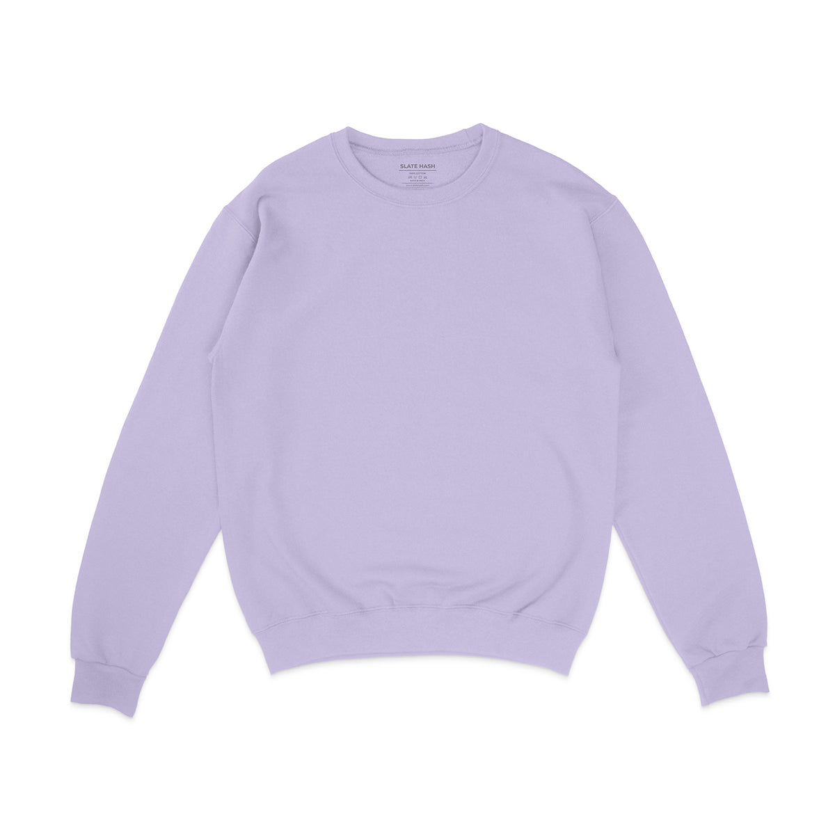Irish lavender Plain Heavyweight Oversized Sweatshirt