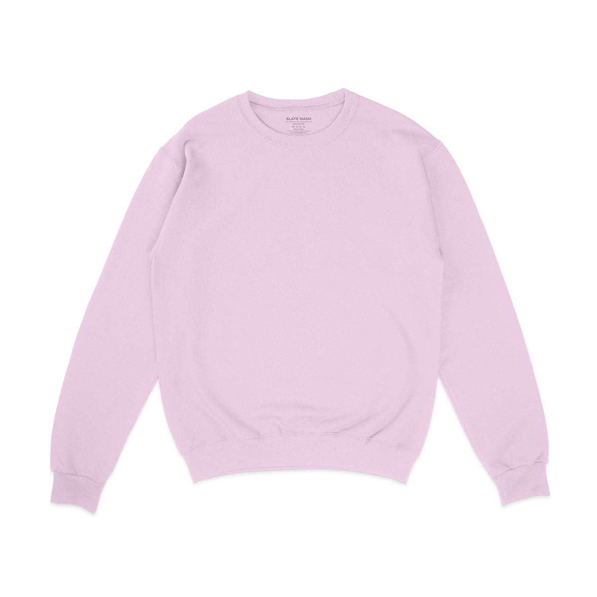 Light Pink Plain Heavyweight Oversized Sweatshirt