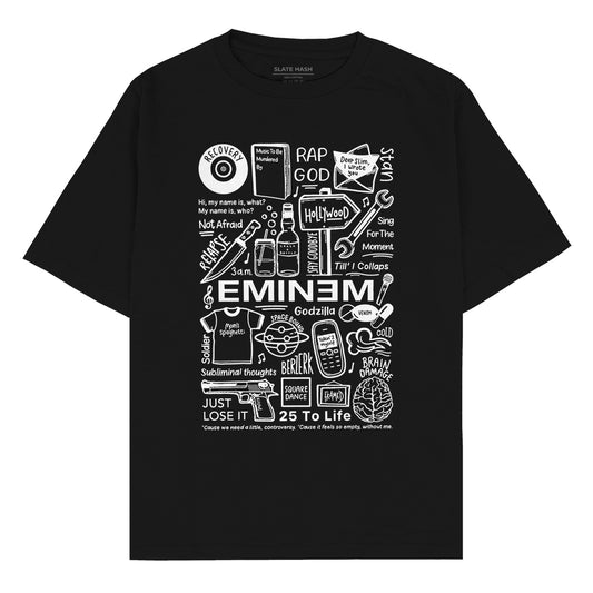 Slim shady doodle Oversized T-shirt