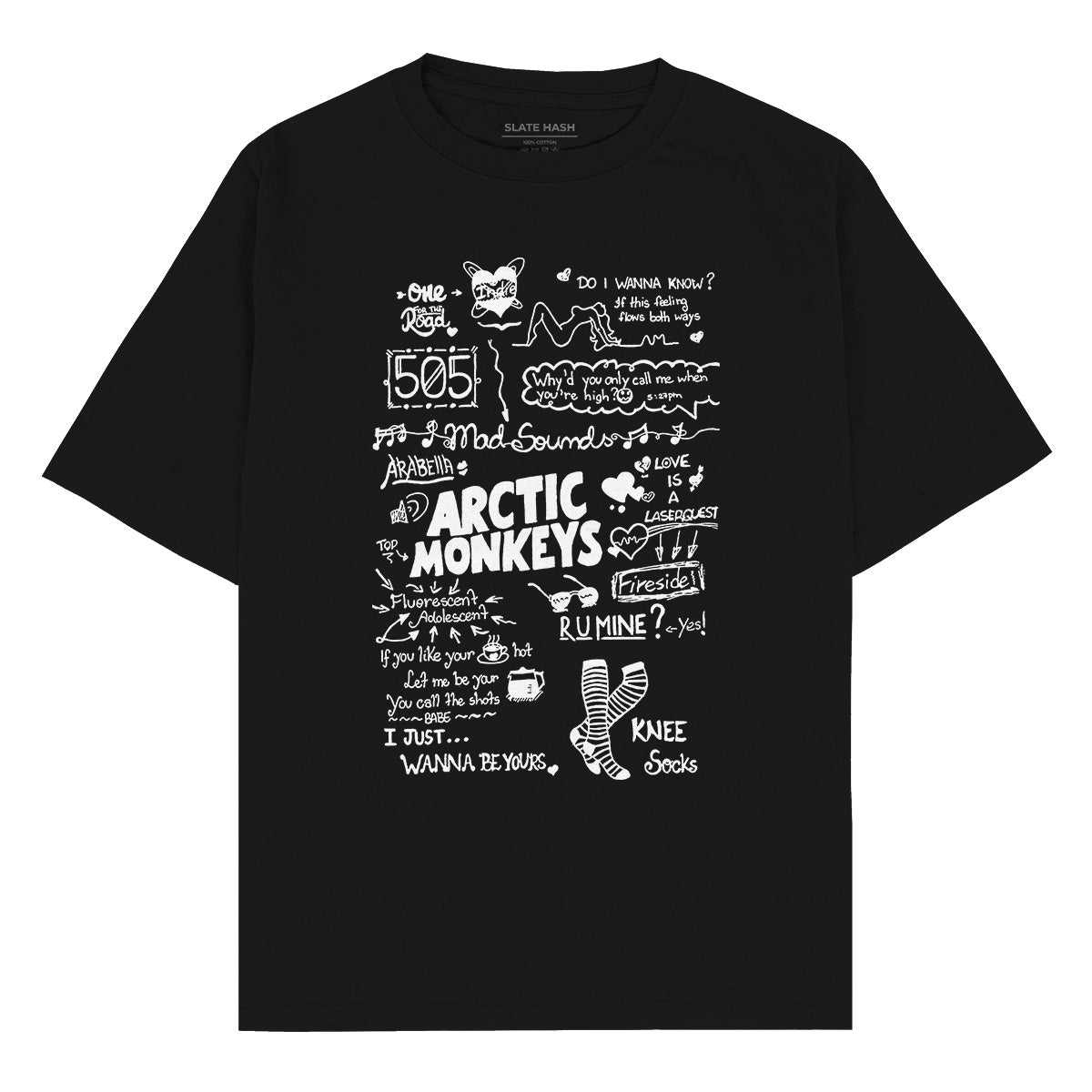 Arctic Monkeys doodle you Oversized T-shirt