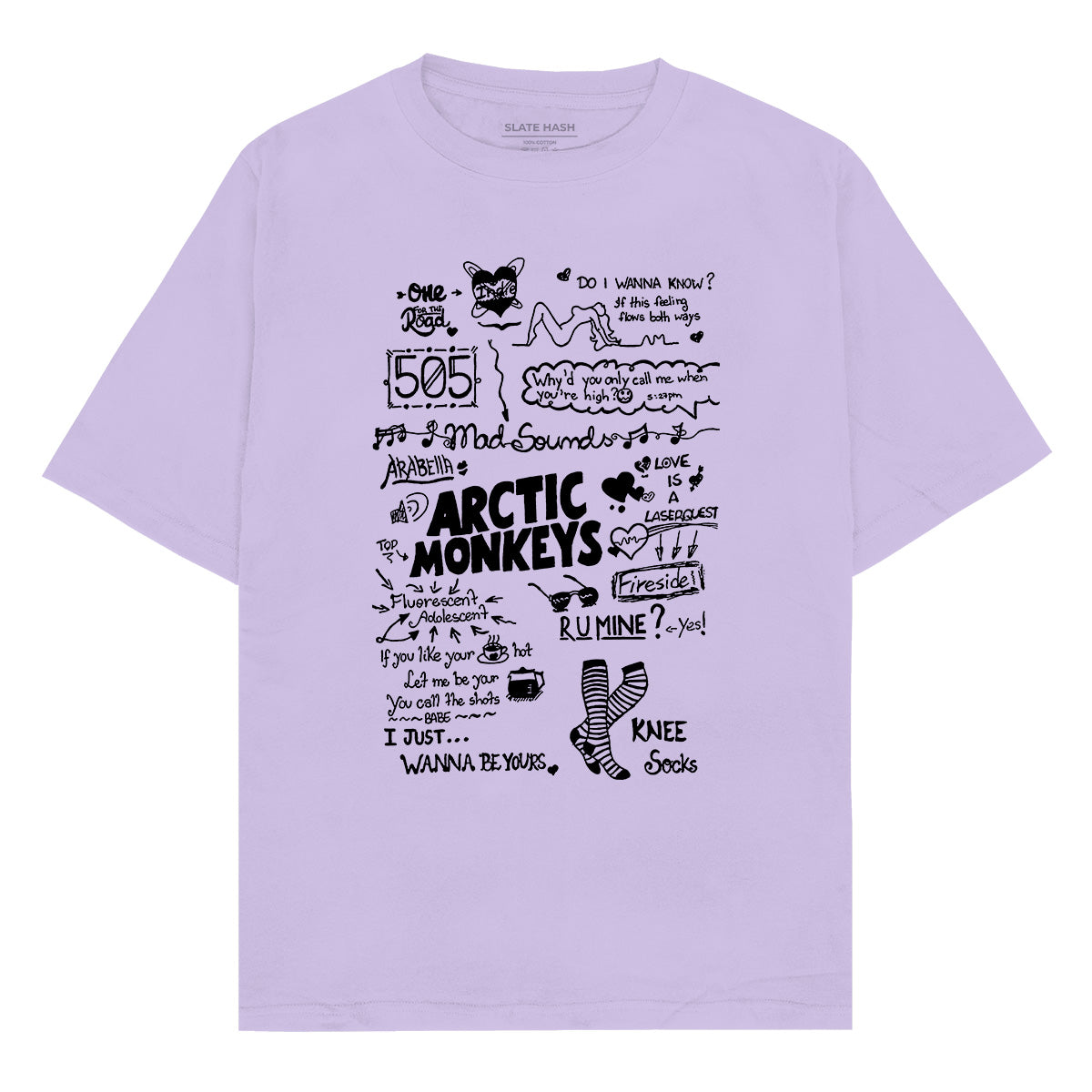 Arctic Monkeys doodle you Oversized T-shirt