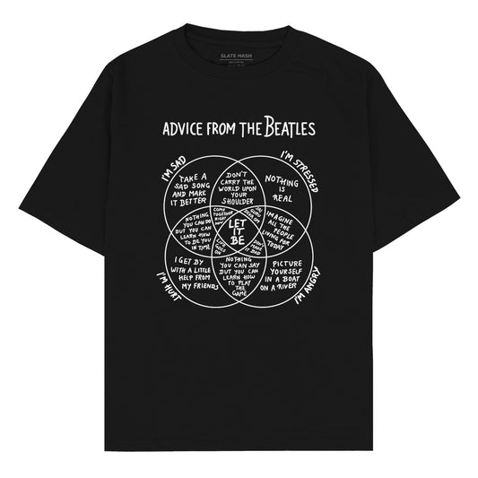 Advice from the Beatles Oversized T-shirt