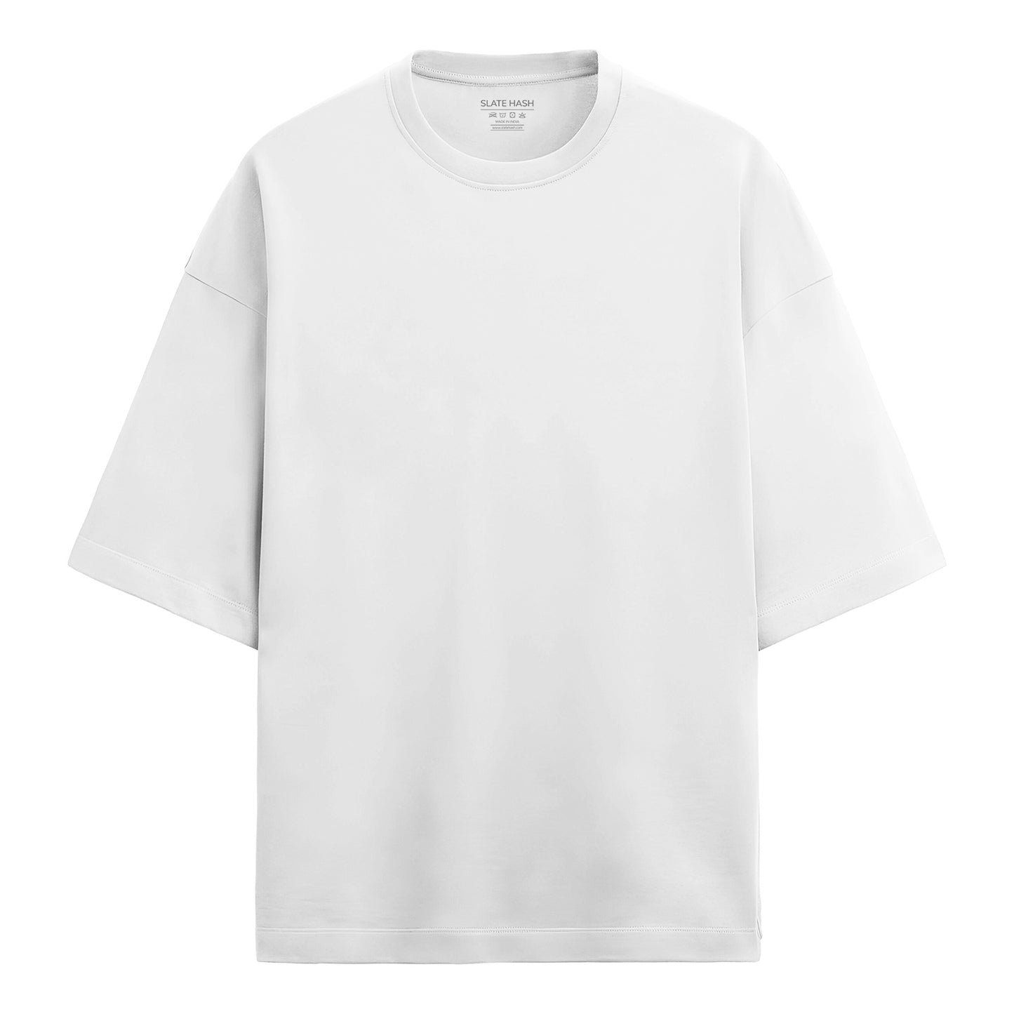 White Terry Cotton Oversized T-shirt (280 GSM)