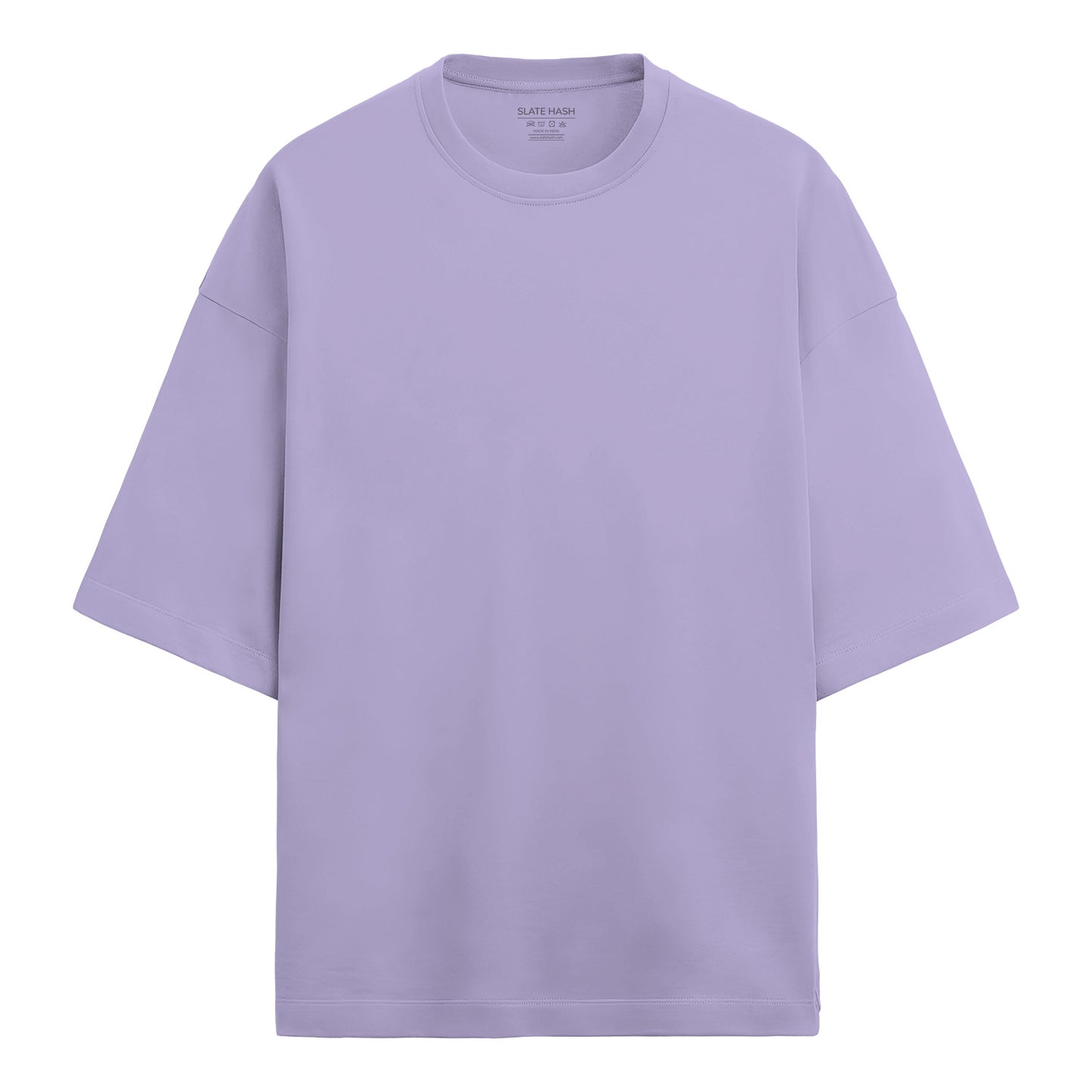 Lavender Terry Cotton Oversized T-shirt (280 GSM)