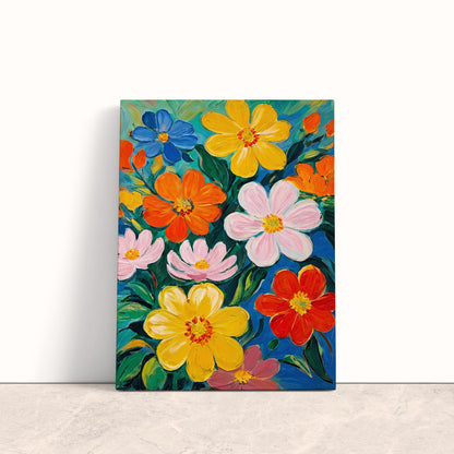 Floral Abundance Composition Canvas Print