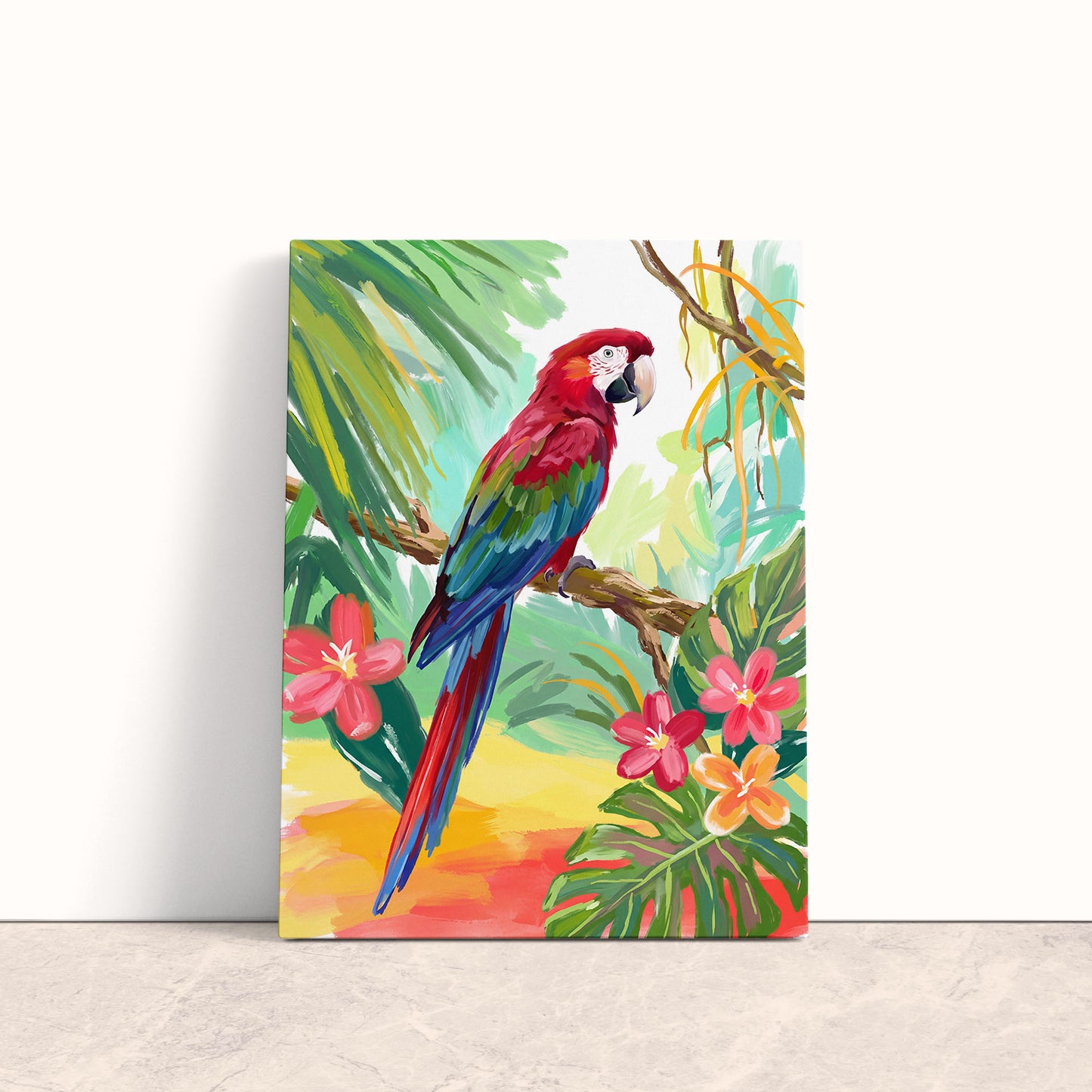 Scarlet Macaw Canvas Print