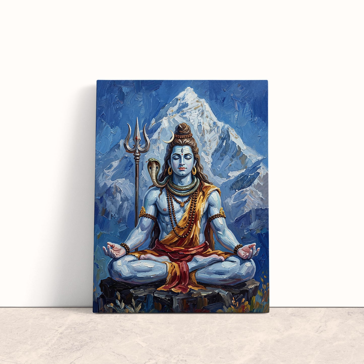 Shiva in Stillness Canvas Print