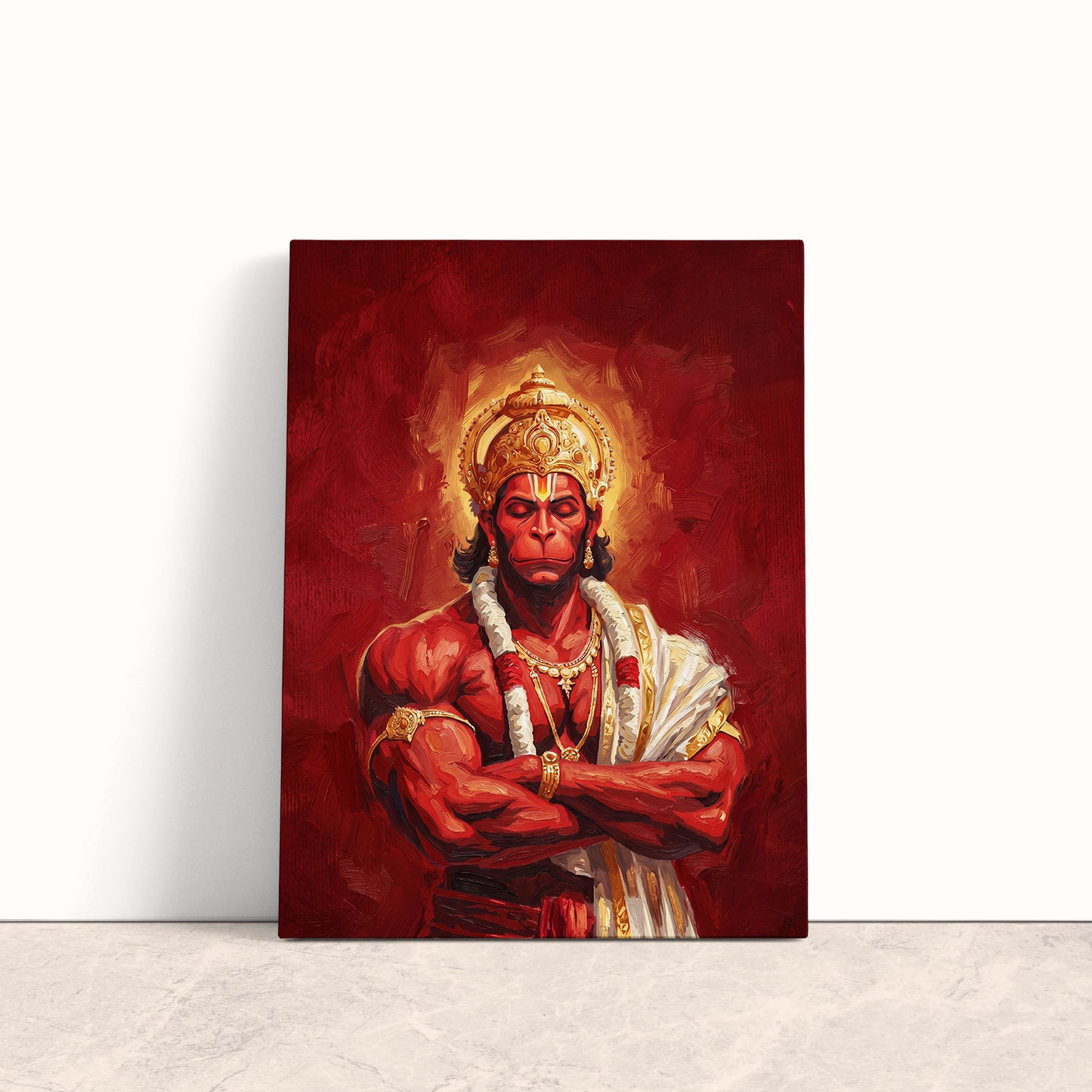 Mighty Hanuman Canvas Print
