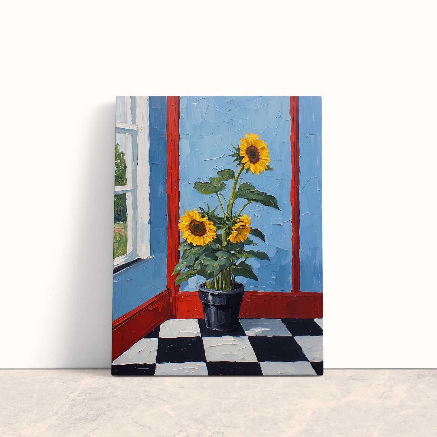 Sunlit Corner Canvas Print