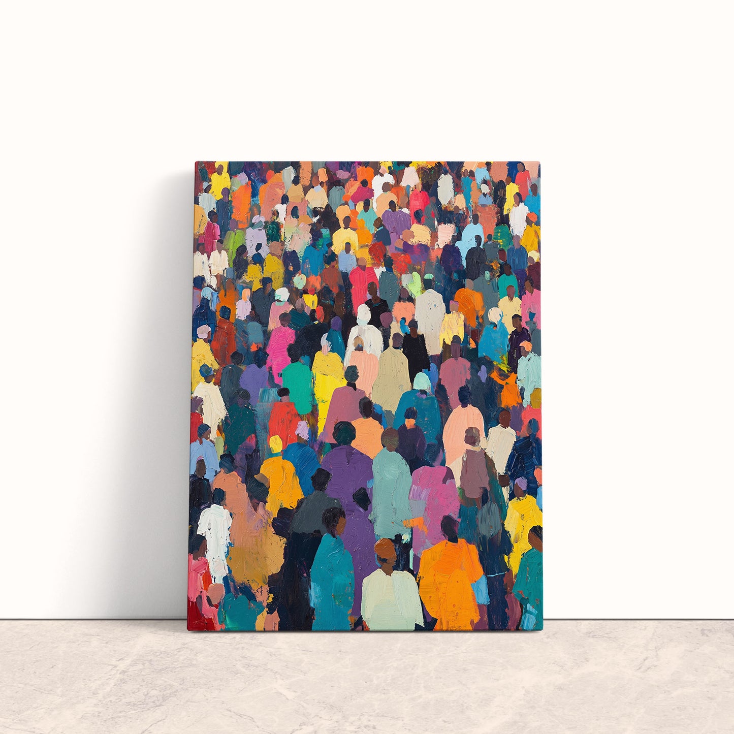 Human Tides Canvas Print
