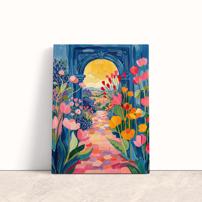Through the Garden Arch Canvas Print