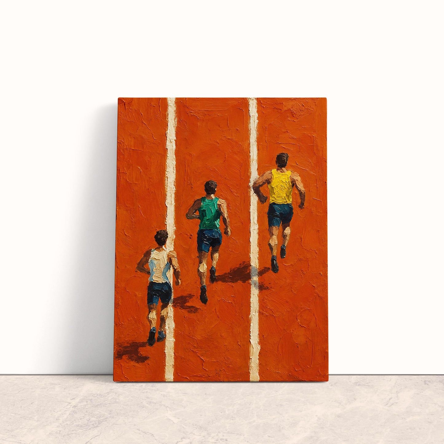 The Finish Line Canvas Print