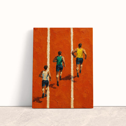 The Finish Line Canvas Print