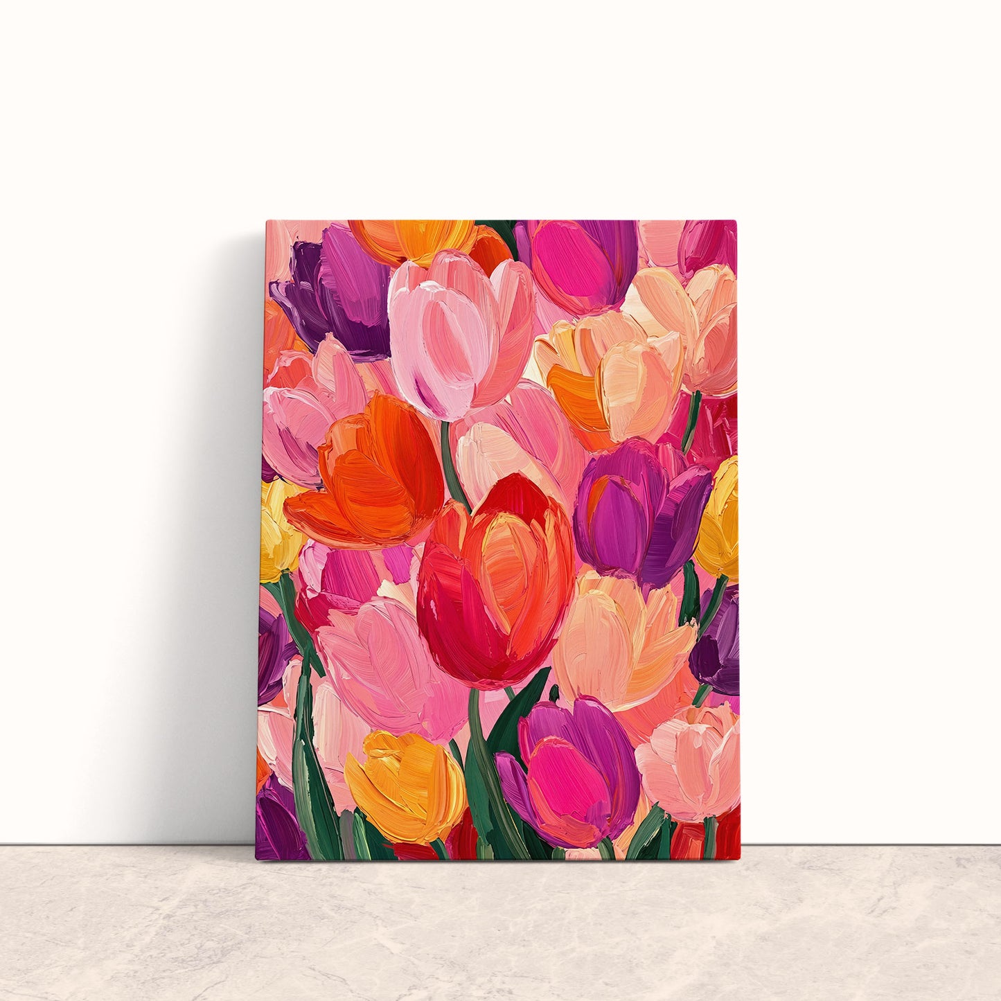Tulip Symphony Canvas Print