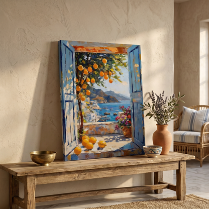 Lemon Grove Coastal View Canvas Print