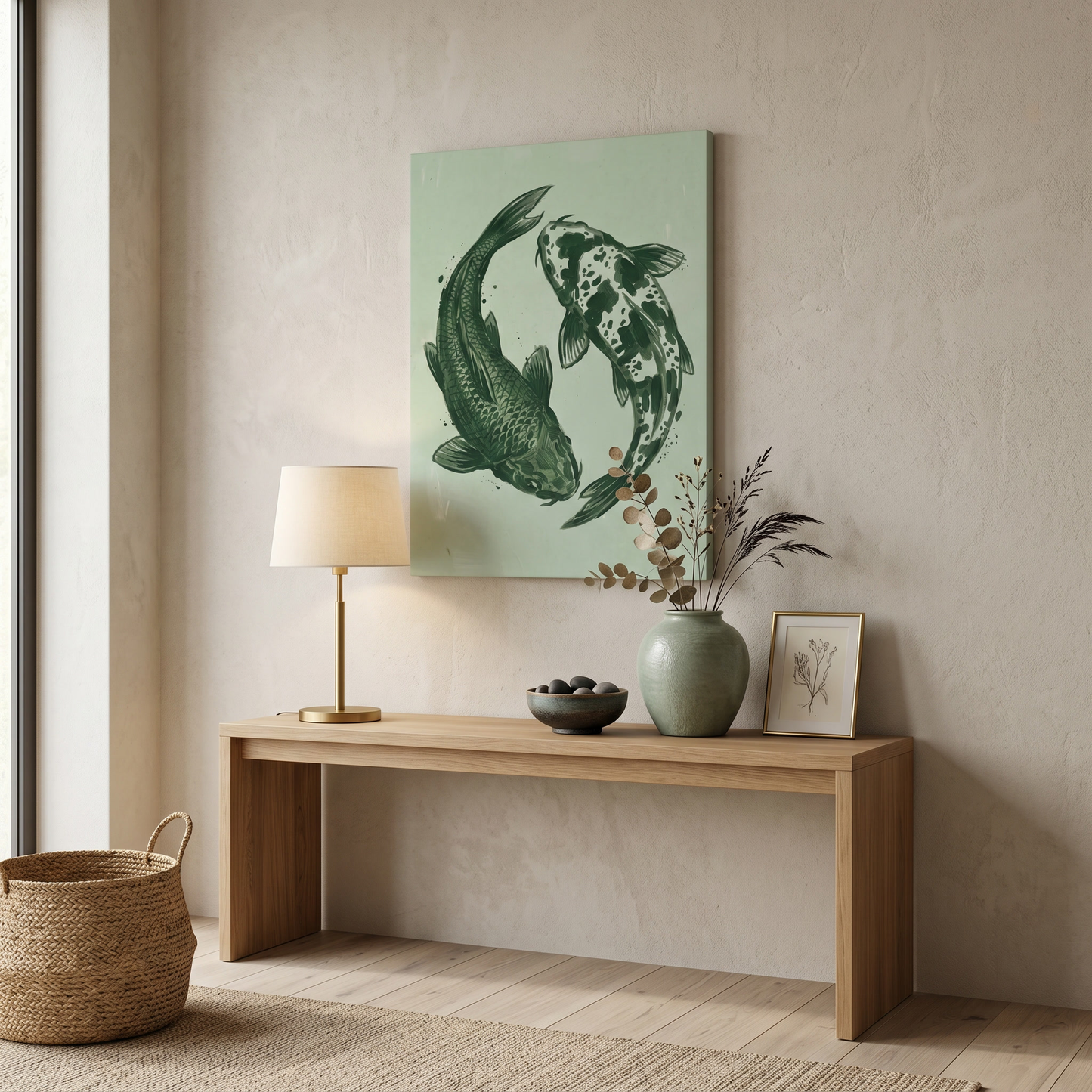 Koi Balance Canvas Print