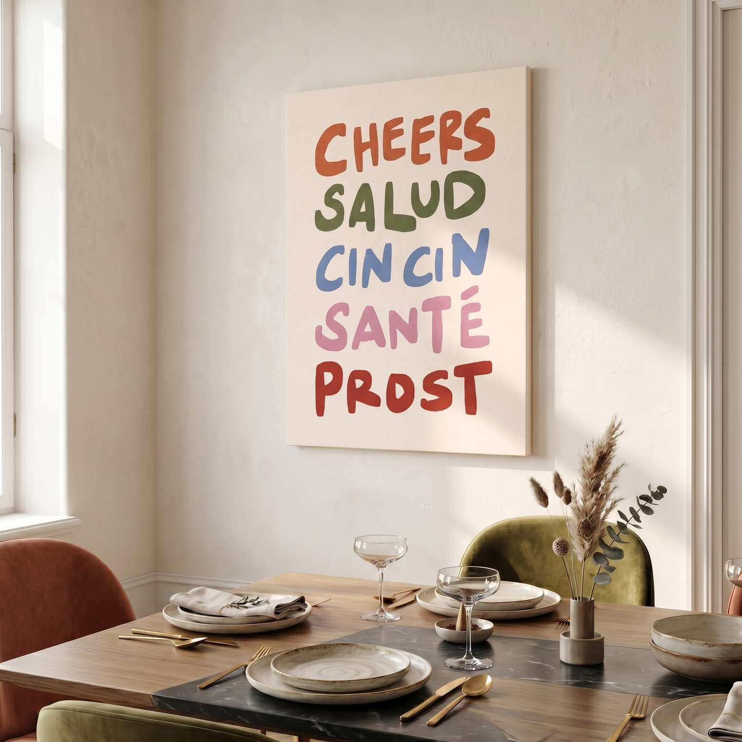 Salud Canvas Print