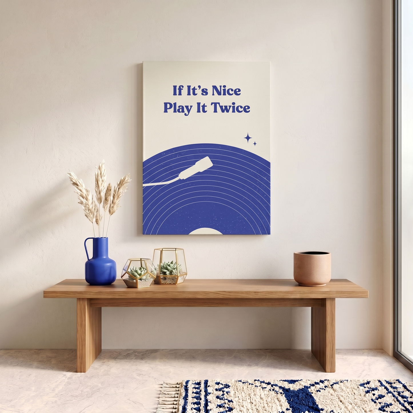 Play it twice Canvas Print