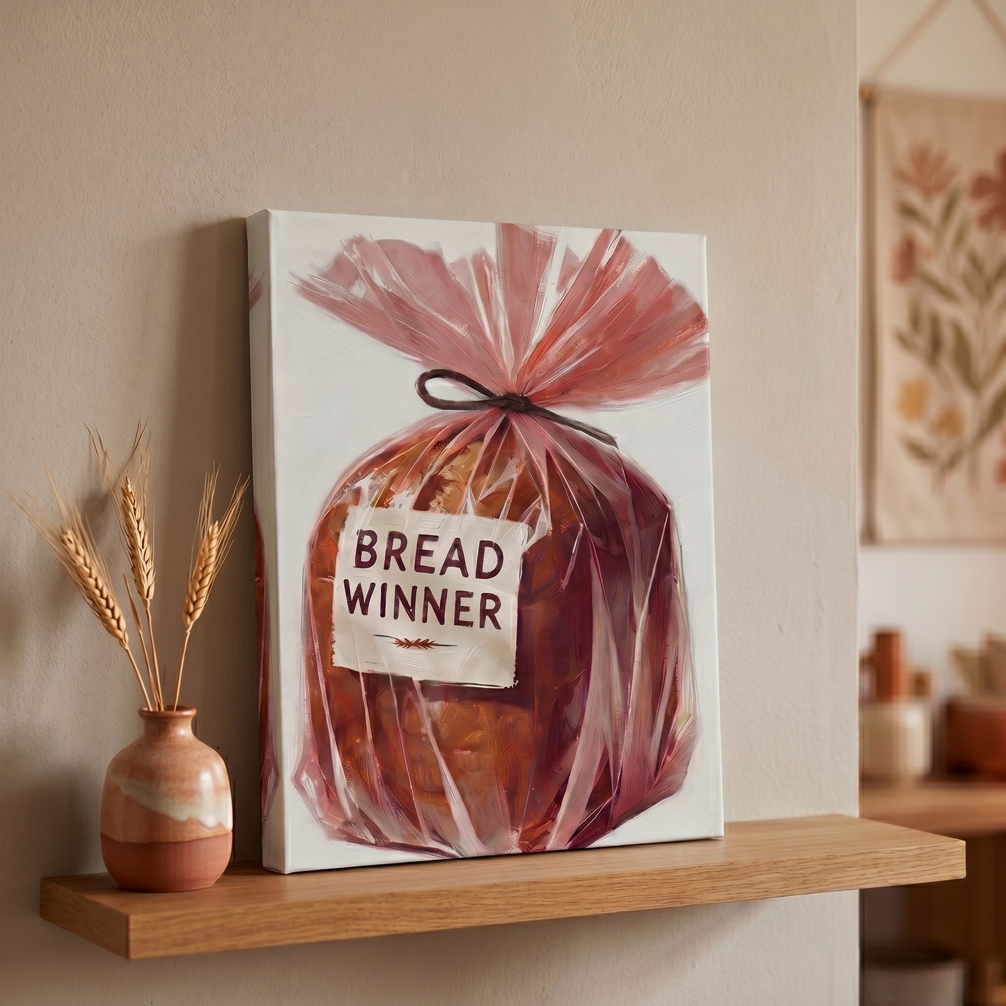 Bread winner Canvas Print