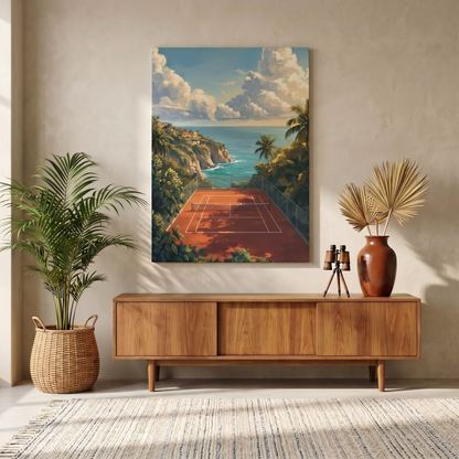 Coastal Court Canvas Print
