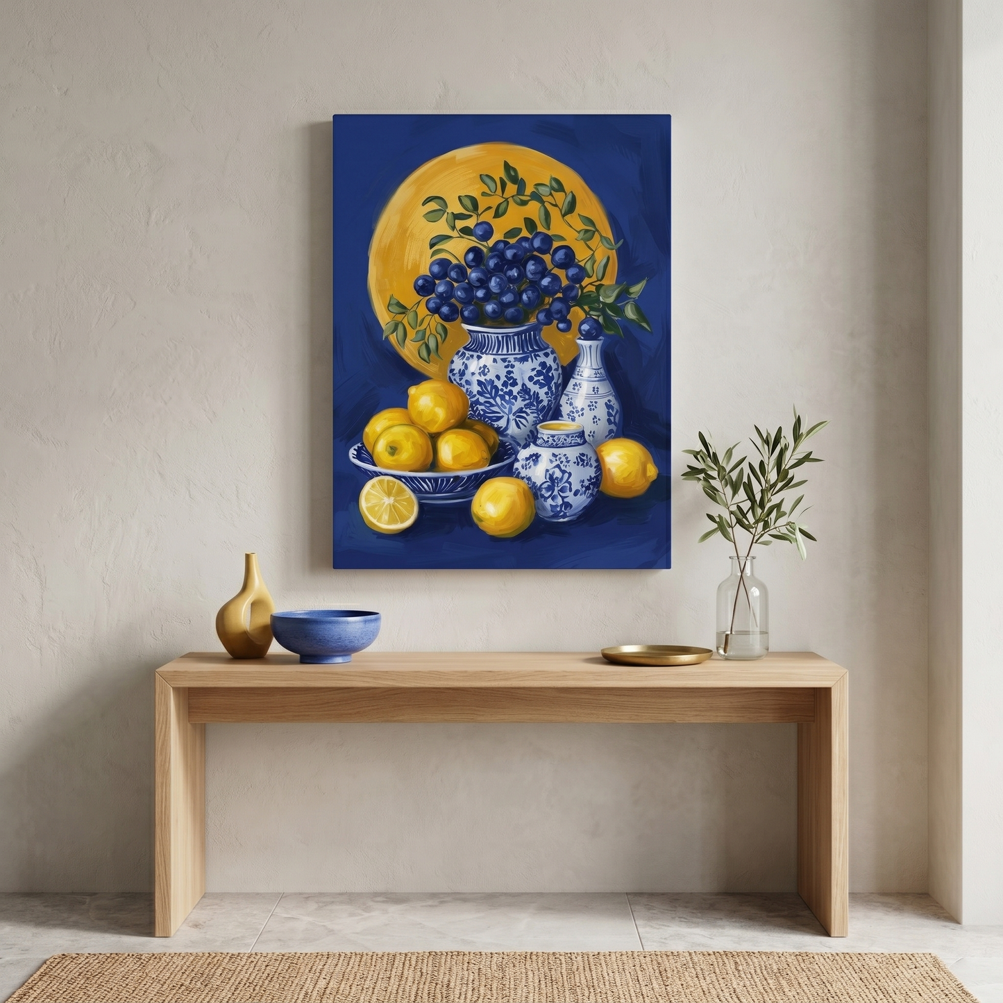Citrus Still Life Canvas Print
