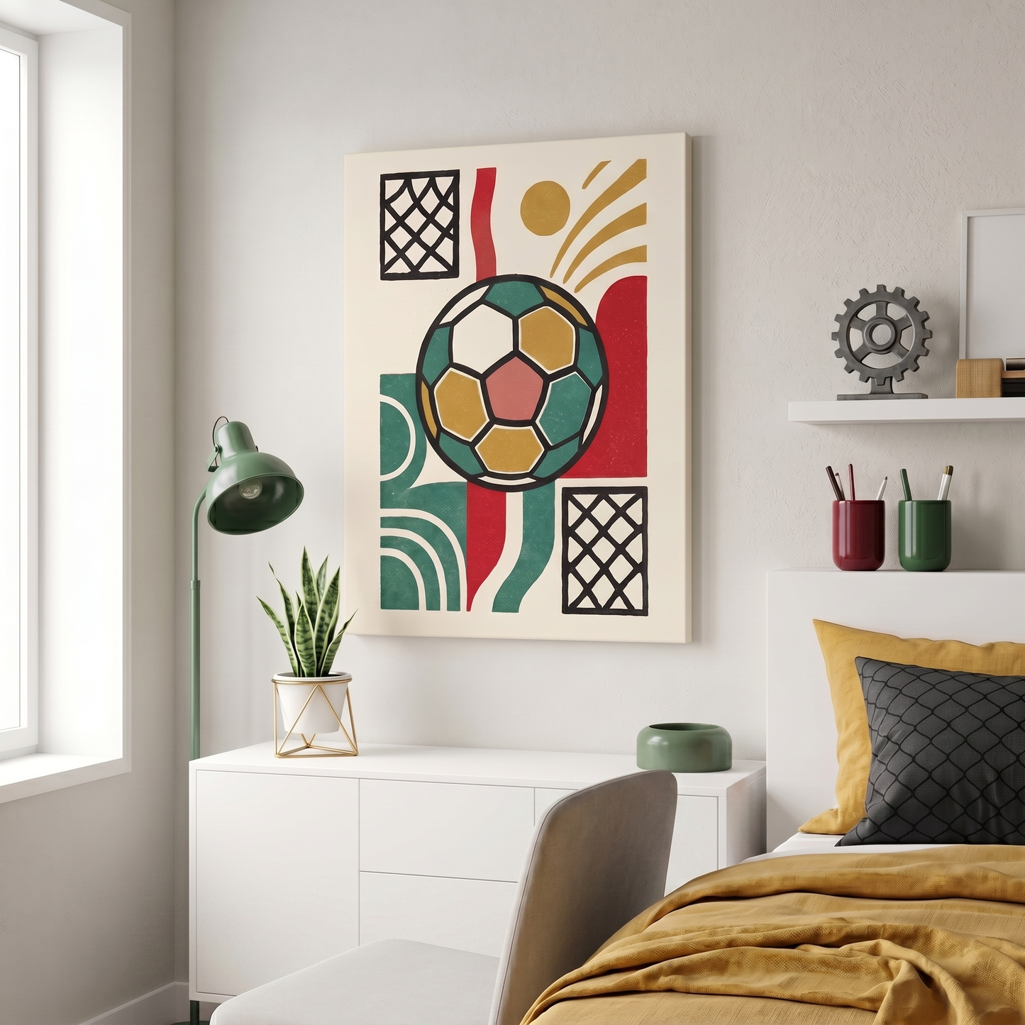 Soccer Canvas Print
