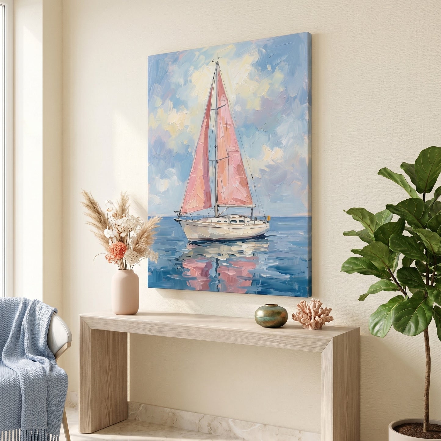 Sailboat Serenity Canvas Print