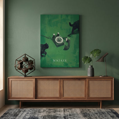 Glitch in The Matrix Canvas Print