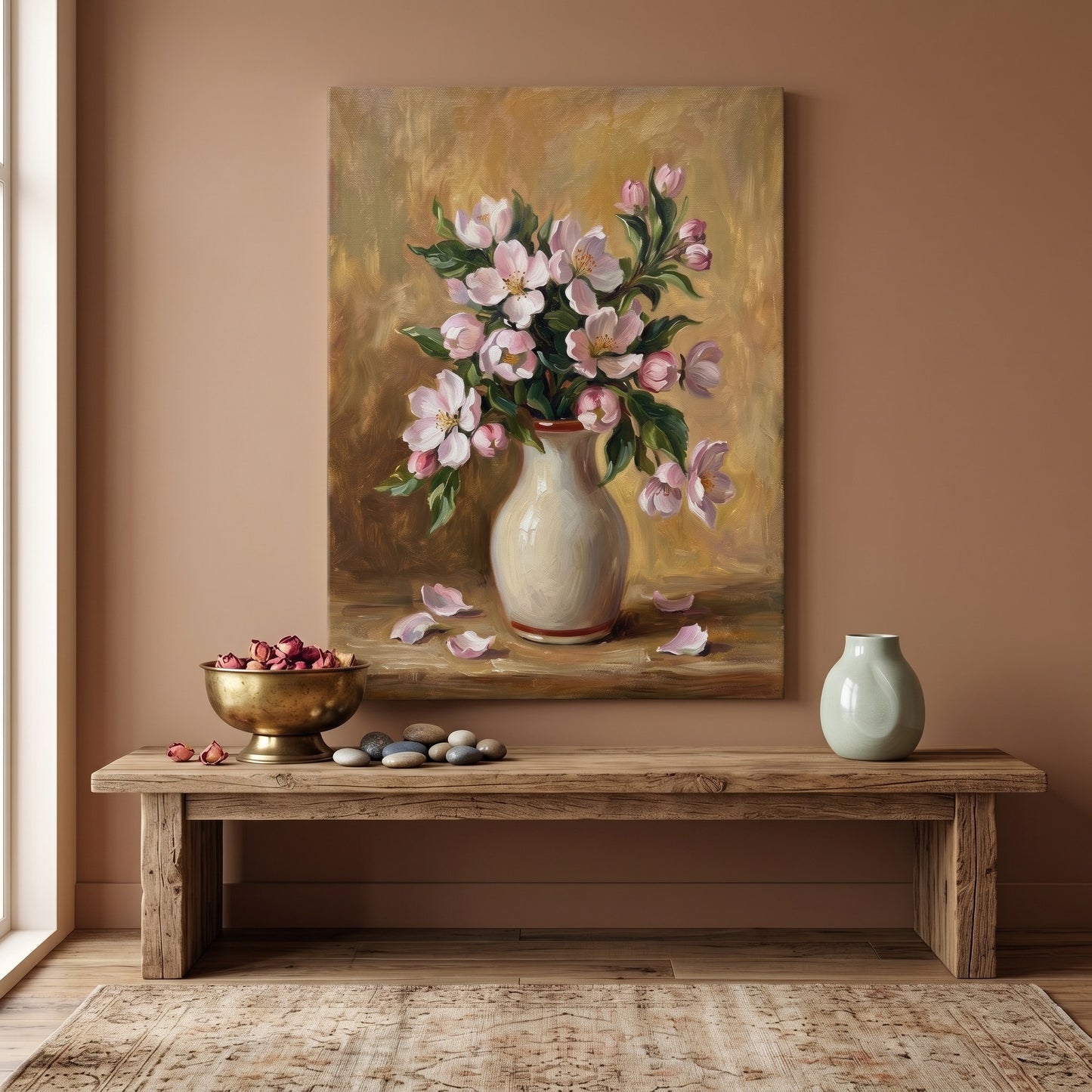 Gilded Blossom Canvas Print