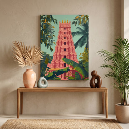 Tirupati Temple Canvas Print